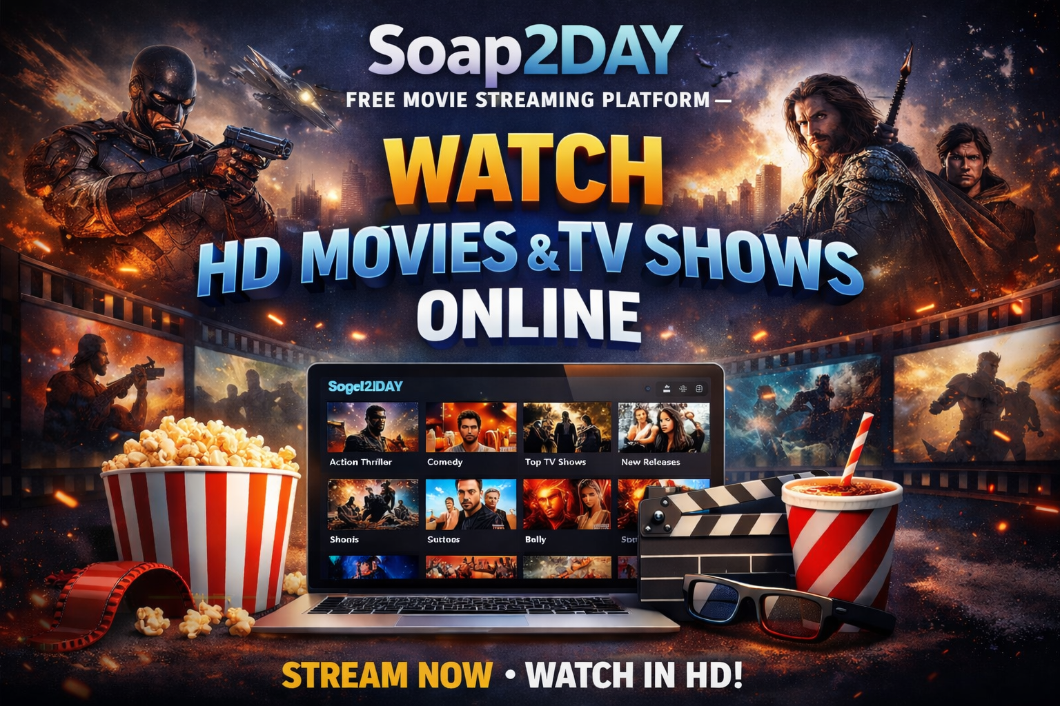Soap2DAY streaming platform interface